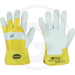 Rindvollleder-Handschuhe Eisbär Größe 08 Granit 5170210-08