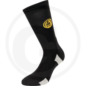 Esd - Socken 1 Paar Größe 45-47 Granit 517240380-03