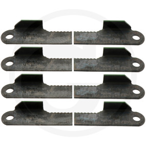 Messersatz 4 X links, 4 X rechts Granit 525525099