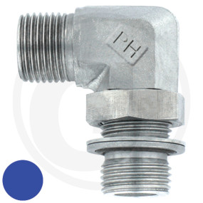 Wee Agr 1/4 - Bspp 1/4 90 V2A Granit 60904290