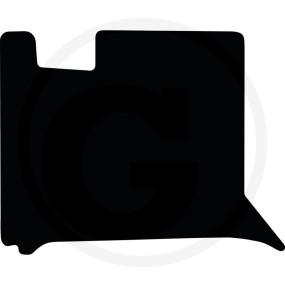 Fużmatte Velours Schwarz Granit 654950065