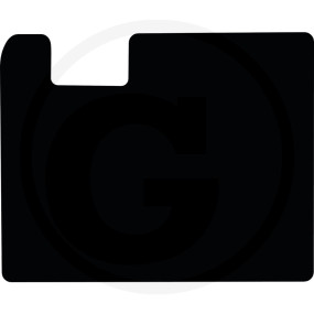 Fużmatte Velours Schwarz Granit 654950070