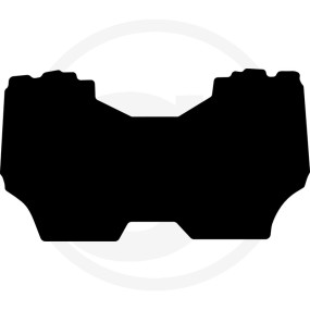 Fużmatte Velours Schwarz Lindn Granit 654950141