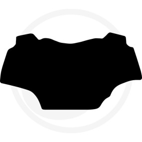 Gummimatte Octagon Schwarz Granit 654950662