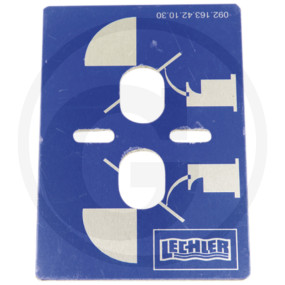Einstell-Schablone  Droplegul Granit 670092163421030