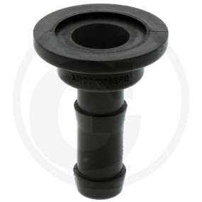 Flansch mit Schlauchnippel Granit 670BM100075BRB