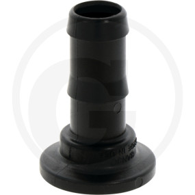 Flansch mit Schlauchnippel Granit 670BM100BRB
