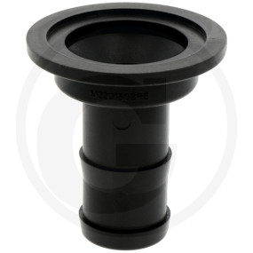 Flansch mit Schlauchnippel Granit 670BM220150BRB