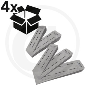 Ve4 Nylon Forstkeile Set 5 Tlg. Granit