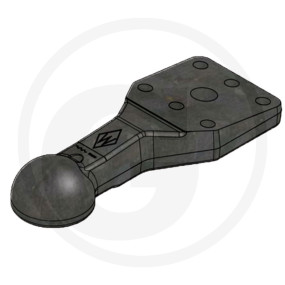 Zugöse Schraeg Kugel 80 Granit 770ZKK80-115S