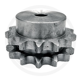Kettenrad Zweifach 1'' Asa 80 Z 21 Granit