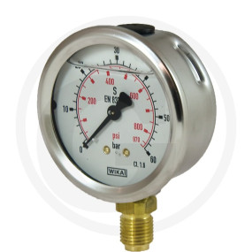 Manometer 160 Bar 63Mm - 1/4'' Granit 85000406