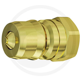 Hnv Stecker Ig 1.1/2'' Bsp Messing Granit 86001114