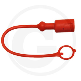 Tfh12 Staubkappe Stecker Pvc Dn12 Rot Granit 86001522