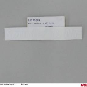 Aufkl."Sprinter 18 Nt" H=27Mm Horsch 00385602
