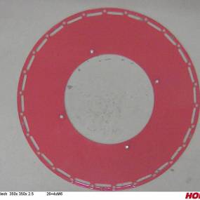 Blech 350X 350X 2.5 26+4Xm6 Horsch 01551101