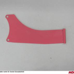 Halter rechts für Deckel Granulateinheit Horsch 23248500