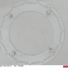 Blech 215X 215X 2.5 V2A 25+4Xm8 Horsch 01558202