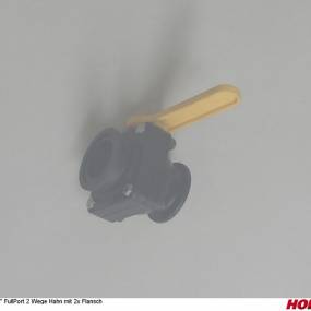 2" Fullport 2 Wege Hahn mit 2X Flansch Horsch 04004279