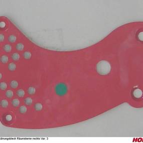 Führungsblech Räumsterne rechts Var. 3 Horsch 24145103