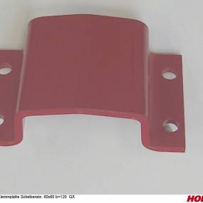 Klemmplatte Scheibenein. 60X60 B=120 Gx Horsch 34993401