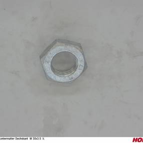 Kontermutter Sechskant M 30X3.5 Li. Horsch 00150023