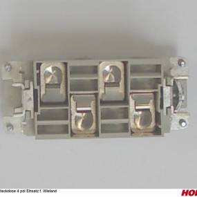 Steckdose 4 Pol Wiel 16B - Einsatz Horsch 00346054