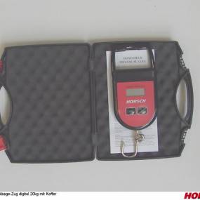 Waage-Zug Digital 20Kg mit Koffer Horsch 00346574