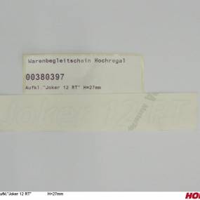 Aufkl."Joker 12 Rt" H=27Mm Horsch 00380397