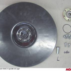 Sech D343-2.5 Gewölbt mit Lager Horsch 23010200