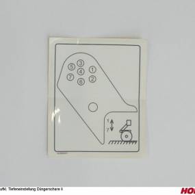 Aufkl. Tiefeneinstellung Düngerschare Li Horsch 00380941