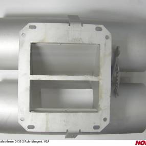 Fallschleuse D135 2 Rohr Mengent. V2A Horsch 01506400