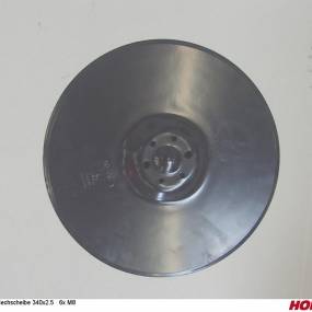 Sechscheibe 343X2.5 Gewölbt/Glatt 6L Horsch 23010201