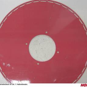 Verteilerblech 40 Unt. F. Halbseitenabs. Horsch 23500801