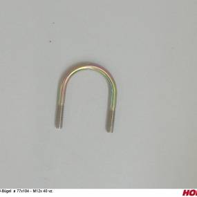 U-Bügel Ø 77X104 - M12X 40 Vz. Horsch 24624012