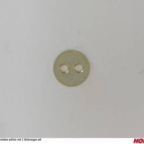 Scheibe Ø45X4 mit 2 Bohrungen Ø8 Horsch 28141109