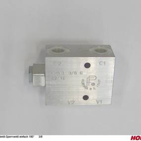 Ventil-Sperrventil Einfach 180° 3/8 Horsch 00110316