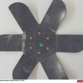 Spatenscheibe 620X8 rechts 6 Loch Horsch 00311107