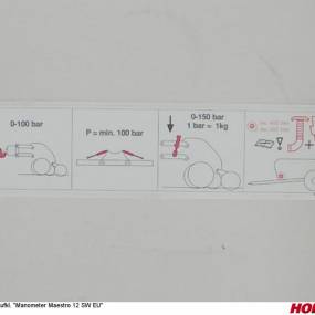 Aufkl. "Manometer Maestro 12 Sw Eu Horsch 00385503