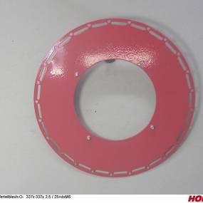 Verteilblech-O- 337X 337X 2.5 / 25+4Xm6 Horsch 01555501