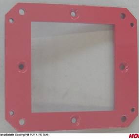 Flanschplatte Dosiergerät Pur F. Pe Tank Horsch 33422804