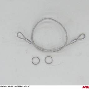 Halteseil L= 320 mit Schlüsselringe D=24 Horsch 00170221