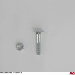 Flachrundschr.m.4Kt. 10 X 55 8.8 Vz. Horsch 00370577