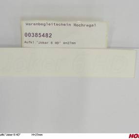 Aufkl."Joker 6 Hd" H=27Mm Horsch 00385482