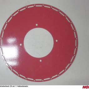 Verteilerblech 28 Unt. F. Halbseitenabs. Horsch 01554301