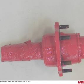 -Achsstum. Ø80- 280 O.br.7000 M.bohr.ø21 Horsch 23881001