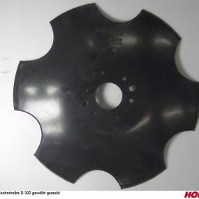 Sechscheibe 300X3,0 Gewölbt/Gezackt 6L Horsch 00310908