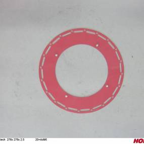 Blech 276X 276X 2.5 20+4Xm6 Horsch 01551701