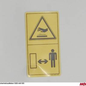 Aufkl.pik.genügend Abstand Von Heißen Fl (04001453) Horsch