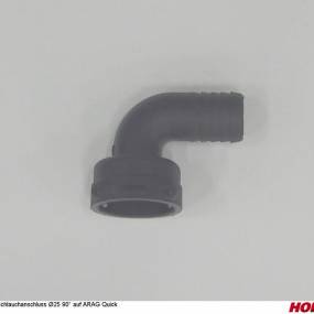 Schlauchnippel 90° Ø25; T4 Arag Horsch 04005637